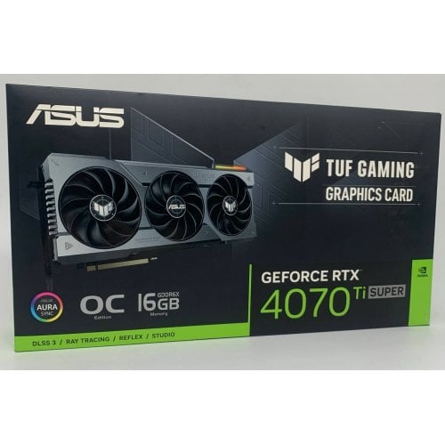 Відеокарта Asus TUF Gaming GeForce RTX 4070 Ti SUPER OC 16384MB (TUF-RTX4070TIS-O16G-GAMING) (Відновлено продавцем, 910350) купити в Україні | Telemart фото