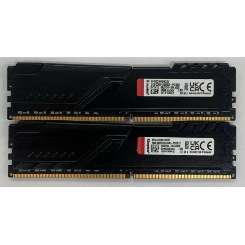 Озу Kingston DDR4 32GB (2x16GB) 3200Mhz FURY Beast Black (KF432C16BB1K2/32) (Восстановлено продавцом, 910361) купить в Украине | Telemart фото