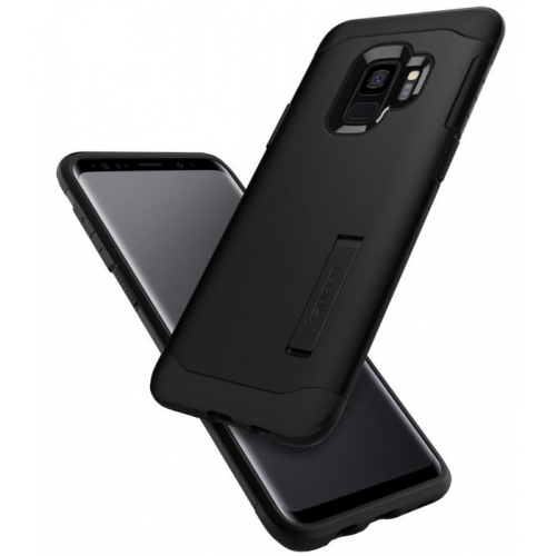 Чехол Spigen для Samsung Galaxy S9 Slim Armor (592CS22880) Black купить в Украине | Telemart фото