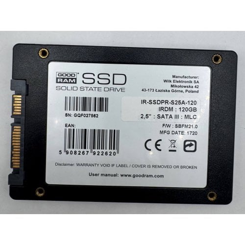 Ssd-диск GoodRAM IRDM MLC 120GB 2.5'' (IR-SSDPR-S25A-120) (Восстановлено продавцом, 910526) купить в Украине | Telemart фото