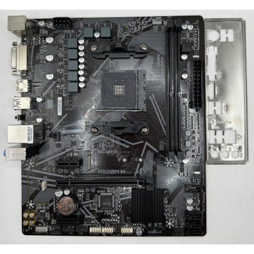Материнська плата Gigabyte A520M H (sAM4, AMD A520) (Відновлено продавцем, 910541) купити в Україні | Telemart фото