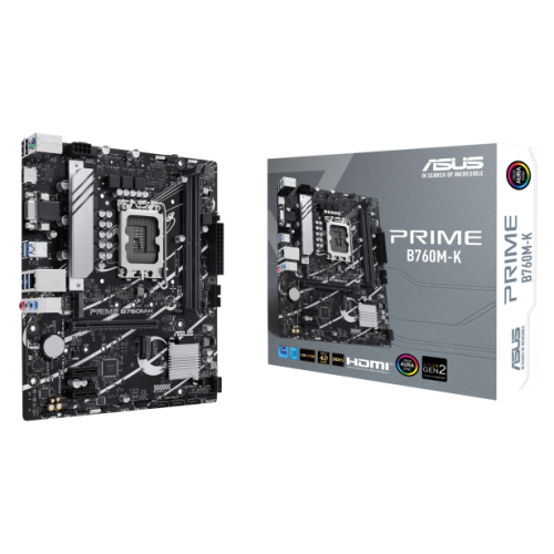 Материнская плата Asus PRIME B760M-K (s1700, Intel B760) (Восстановлено продавцом, 910544) купить в Украине | Telemart фото