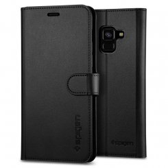 Чохол Spigen для Samsung Galaxy A8 (2018) Wallet S (590CS22756) Black