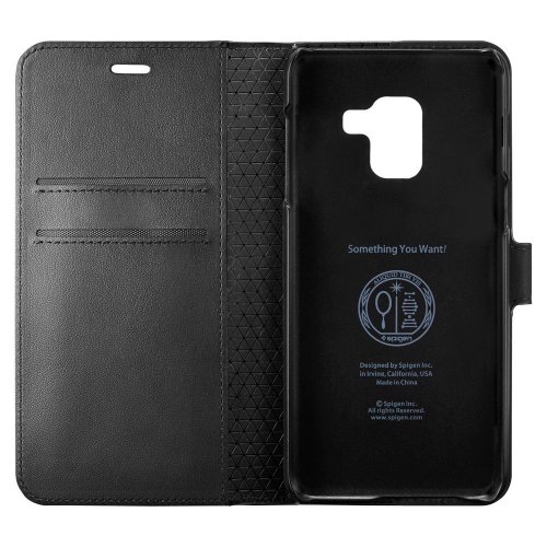 Чохол Spigen для Samsung Galaxy A8 (2018) Wallet S (590CS22756) Black купити в Україні | Telemart фото