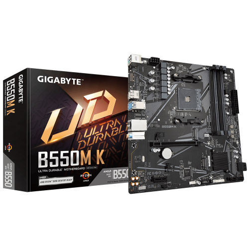 Материнська плата Gigabyte B550M K (sAM4, AMD B550) (Відновлено продавцем, 910581) купити в Україні | Telemart фото