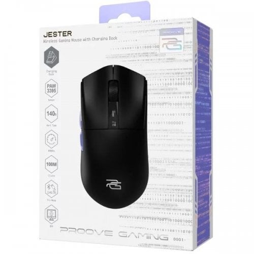 Уцінка миша Proove Gaming Jester 8K + Charging Station (WMJSCD022016) Black/Purple (Розкрита упаковка, 910795) купити в Україні | Telemart фото