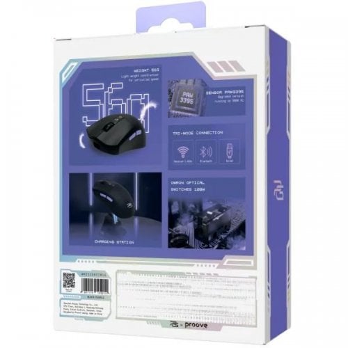 Уцінка миша Proove Gaming Jester 8K + Charging Station (WMJSCD022016) Black/Purple (Розкрита упаковка, 910795) купити в Україні | Telemart фото