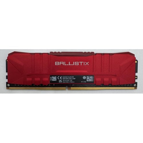 Озу Crucial DDR4 8GB 3200Mhz Ballistix Red (BL8G32C16U4R) (Восстановлено продавцом, 910946) купить в Украине | Telemart фото