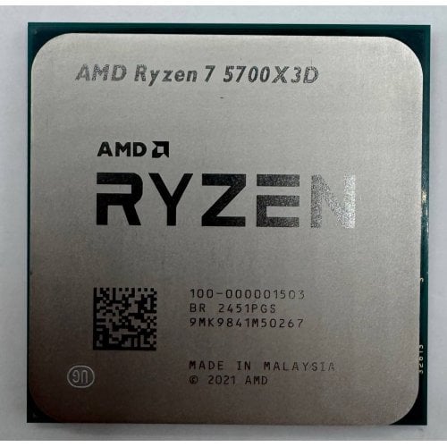 Процессор AMD Ryzen 7 5700X3D 3.0(4.1)GHz 96MB sAM4 Box (100-100001503WOF) (Восстановлено продавцом, 910950) купить в Украине | Telemart фото