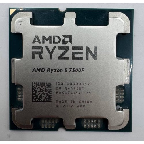 Процесор AMD Ryzen 5 7500F 3.7(5.0)GHz 32MB sAM5 Tray (100-000000597) (Відновлено продавцем, 910951) купити в Україні | Telemart фото