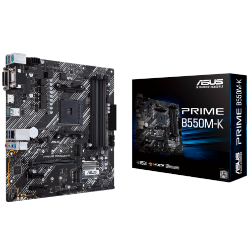 Материнская плата Asus PRIME B550M-K (sAM4, AMD B550) (Восстановлено продавцом, 910964) купить в Украине | Telemart фото