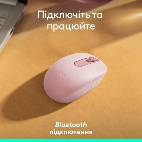 Уцінка миша Logitech M196 Bluetooth (910-007461) Rose (Розкрита упаковка, 910965) купити в Україні | Telemart фото