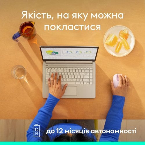 Уцінка миша Logitech M196 Bluetooth (910-007461) Rose (Розкрита упаковка, 910965) купити в Україні | Telemart фото