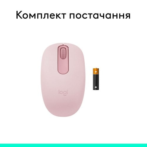 Уцінка миша Logitech M196 Bluetooth (910-007461) Rose (Розкрита упаковка, 910965) купити в Україні | Telemart фото