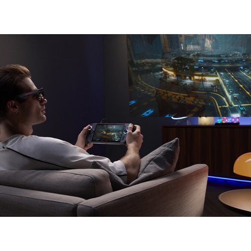 Монітор-окуляри Asus ROG XREAL R1S20-B Edition 20 Gaming AR Glasses (90LJ00M5-B04470) Black купити в Україні | Telemart фото