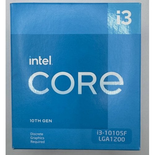 Процесор Intel Core i3-10105F 3.7(4.4)GHz 6MB s1200 Box (BX8070110105F) (Відновлено продавцем, 911003) купити в Україні | Telemart фото
