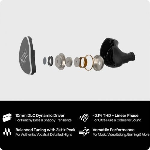 Навушники Kiwi Ears Belle Type-C with Mic Black купити в Україні | Telemart фото