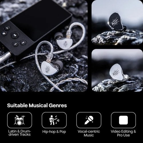 Навушники Kiwi Ears Belle Type-C with Mic Black купити в Україні | Telemart фото