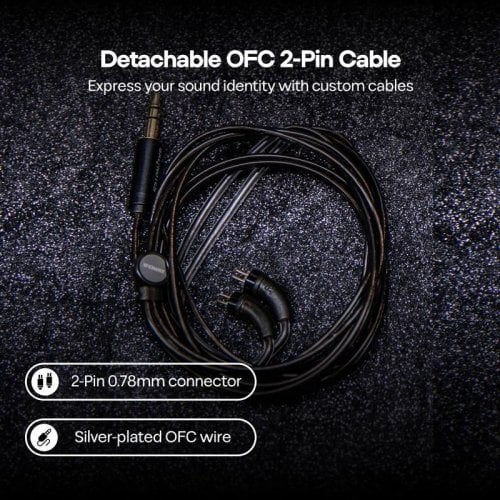 Навушники 7HZ x Crinacle Zero II 3.5mm no Mic Silver купити в Україні | Telemart фото