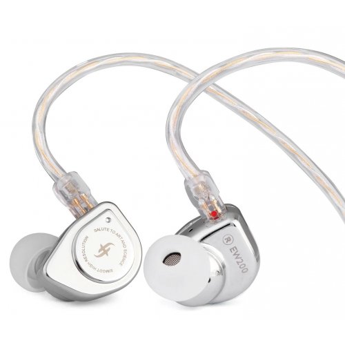 Навушники Simgot EW200 3.5mm no Mic Silver купити в Україні | Telemart фото