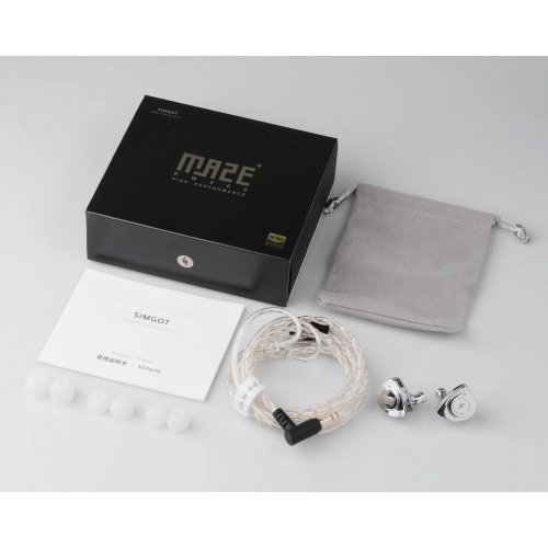 Навушники Simgot EW200 3.5mm no Mic Silver купити в Україні | Telemart фото