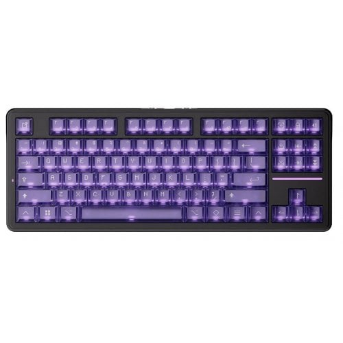 Клавіатура ATK A87 RGB Ultra Ice Horse Wireless (6976742077638) Shadow Purple купити в Україні | Telemart фото