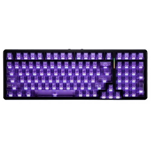 Клавіатура ATK A98 RGB Ultra Arctic latte V2 Wireless (6976742075009) Shadow Purple купити в Україні | Telemart фото