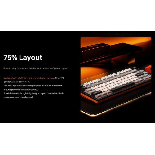 Клавіатура ATK RS7 Turbo RGB Primordial (6976742070103) Black купити в Україні | Telemart фото