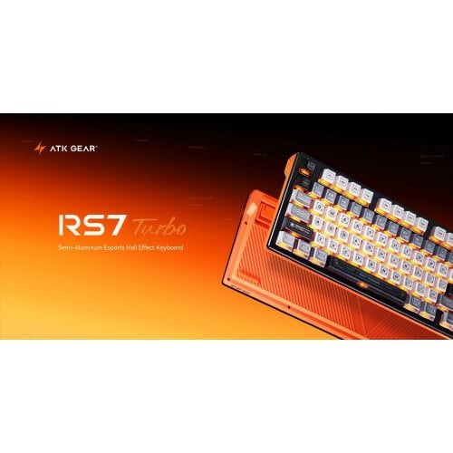Клавіатура ATK RS7 Turbo RGB Primordial (6976742070004) White купити в Україні | Telemart фото