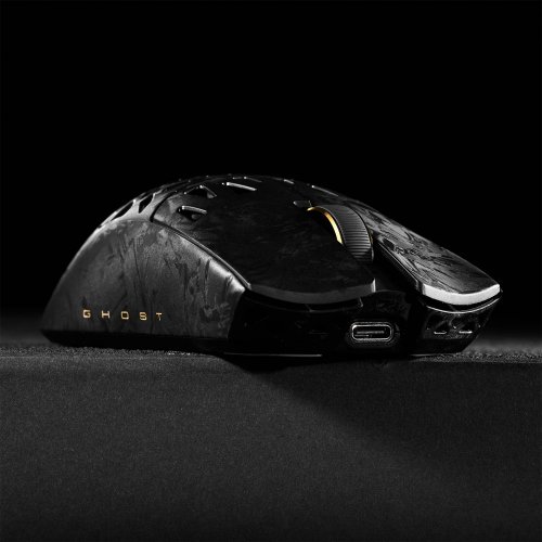 Миша ATK Blazing Sky Ghost Hollow Carbon Fiber Ultimate Wireless (6976742077966) Silver купити в Україні | Telemart фото