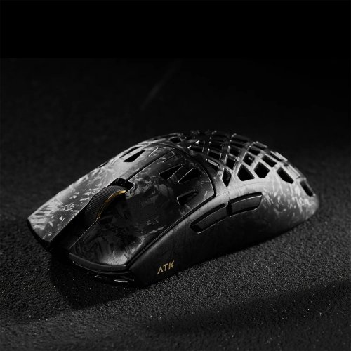 Миша ATK Blazing Sky Ghost Hollow Carbon Fiber Ultimate Wireless (6976742077966) Silver купити в Україні | Telemart фото