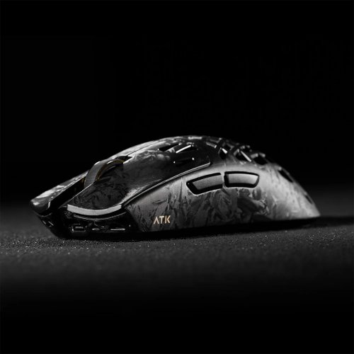 Миша ATK Blazing Sky Ghost Hollow Carbon Fiber Ultimate Wireless (6976742077966) Silver купити в Україні | Telemart фото