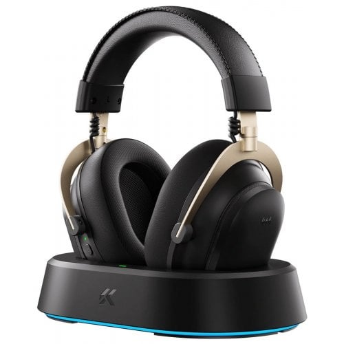 Уцінка навушники MCHOSE V9 Turbo+ Wireless (HW-V9-10) Black/Gold (Розкрита упаковка, 911157) купити в Україні | Telemart фото