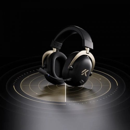 Уцінка навушники MCHOSE V9 Turbo+ Wireless (HW-V9-10) Black/Gold (Розкрита упаковка, 911157) купити в Україні | Telemart фото