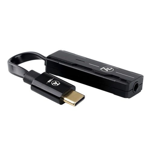 Портативный усилитель для наушников 7HZ SEVENHERTZ 71 USB Type-C to 3.5mm (AK4377) Black купить в Украине | Telemart фото