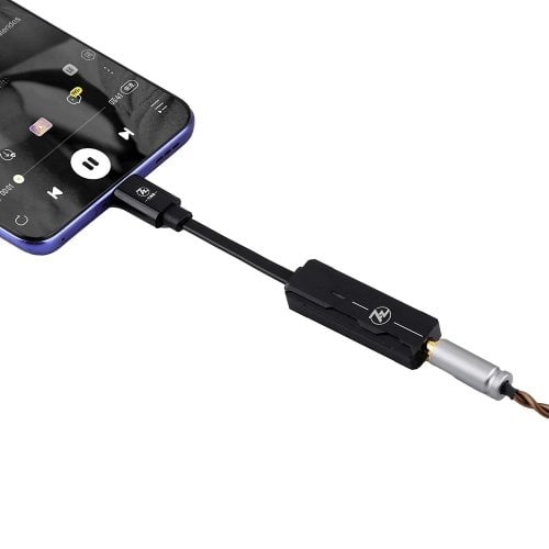 Портативный усилитель для наушников 7HZ SEVENHERTZ 71 USB Type-C to 3.5mm (AK4377) Black купить в Украине | Telemart фото