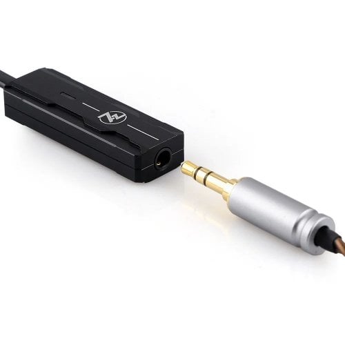 Портативный усилитель для наушников 7HZ SEVENHERTZ 71 USB Type-C to 3.5mm (AK4377) Black купить в Украине | Telemart фото