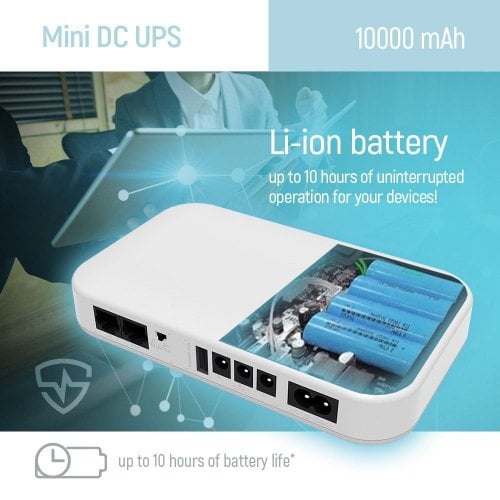 Уценка ибп для роутеров ColorWay 10000mAh 21W (CW-PB100LI3WT) White (Вскрытая упаковка, 911175) купить в Украине | Telemart фото