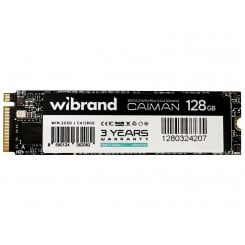 SSD-диск Wibrand Caiman 128GB M.2 (2280 PCI-E) NVMe x4 (WIM.2SSD/CA128GB)