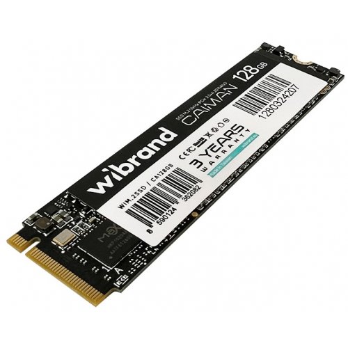 SSD-диск Wibrand Caiman 128GB M.2 (2280 PCI-E) NVMe x4 (WIM.2SSD/CA128GB) купити в Україні | Telemart фото