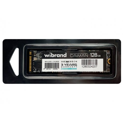 SSD-диск Wibrand Caiman 128GB M.2 (2280 PCI-E) NVMe x4 (WIM.2SSD/CA128GB) купити в Україні | Telemart фото