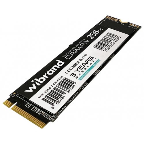 SSD-диск Wibrand Caiman 256GB M.2 (2280 PCI-E) NVMe x4 (WIM.2SSD/CA256GB) купити в Україні | Telemart фото