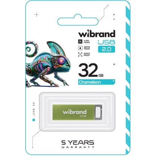 Накопитель Wibrand Chameleon 32GB USB 2.0 (WI2.0/CH32U6LG) Light Green купить в Украине | Telemart фото
