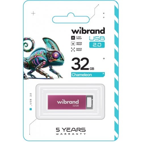 Накопитель Wibrand Chameleon 32GB USB 2.0 (WI2.0/CH32U6P) Pink купить в Украине | Telemart фото