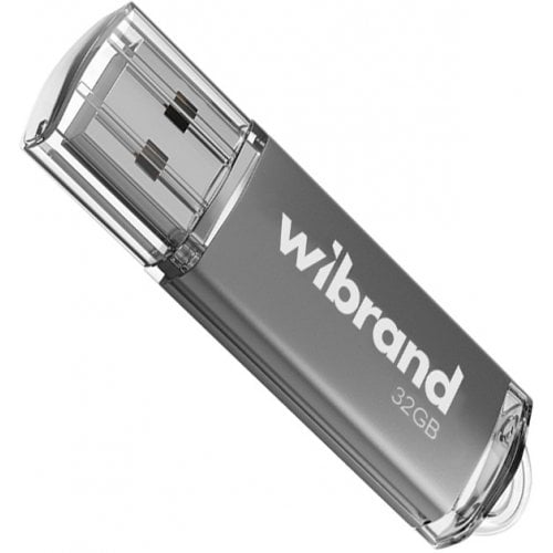 Накопичувач Wibrand Cougar 32GB USB 2.0 (WI2.0/CU32P1S) Silver купити в Україні | Telemart фото
