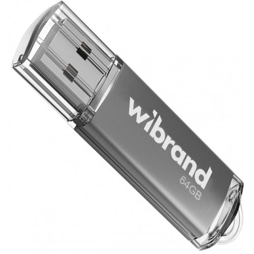 Накопичувач Wibrand Cougar 64GB USB 2.0 (WI2.0/CU64P1S) Silver купити в Україні | Telemart фото