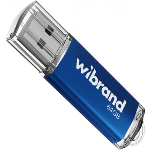 Накопичувач Wibrand Cougar 64GB USB 2.0 (WI2.0/CU64P1U) Blue купити в Україні | Telemart фото