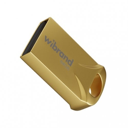 Накопичувач Wibrand Hawk 64GB USB 2.0 (WI2.0/HA64M1G) Gold купити в Україні | Telemart фото