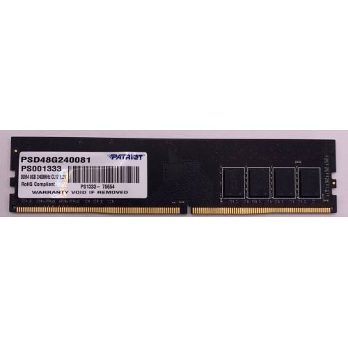 Озп Patriot DDR4 8GB 2400Mhz (PSD48G240081) (Відновлено продавцем, 911332) купити в Україні | Telemart фото