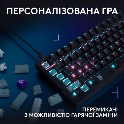 Клавиатура Logitech G316 X 75 RGB Tactile (920-014291) Black купить в Украине | Telemart фото